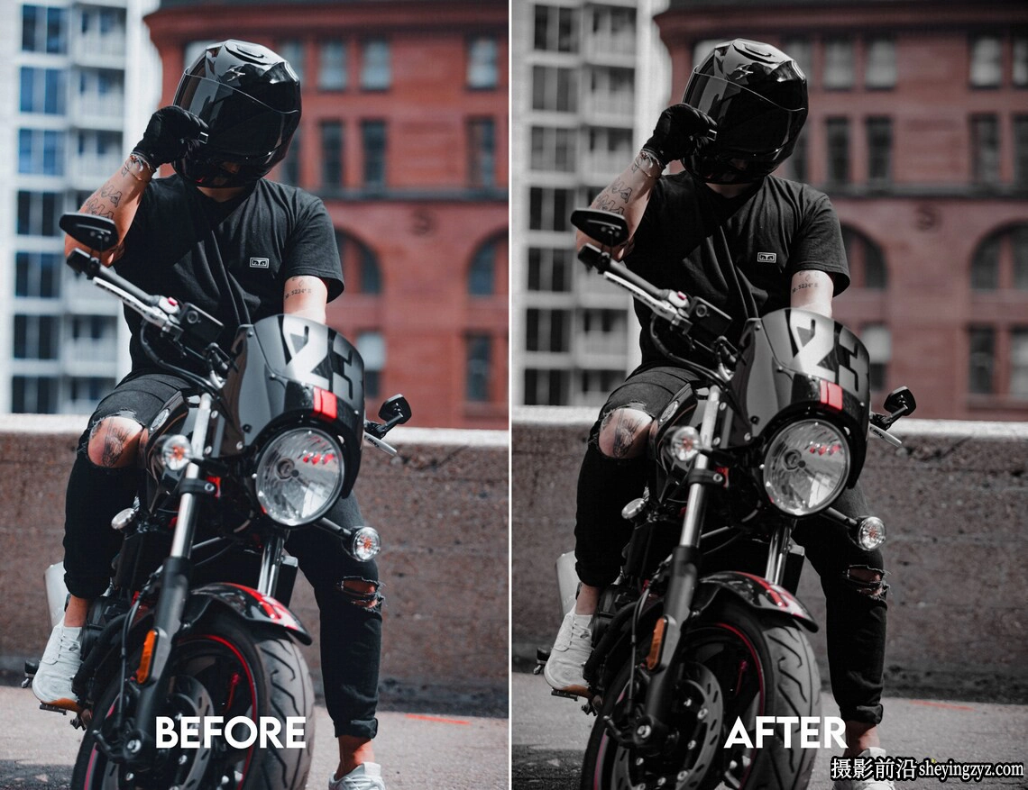 10种深黑色电影人像Lr预设及手机lr预设 Blvck Paris Lightroom Presets