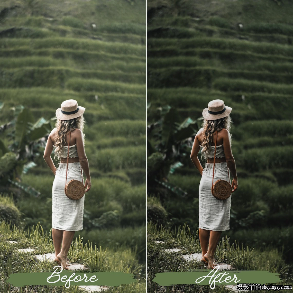 旅拍电影风光人像lr预设及手机lr预设 Soft Green Lightroom Presets