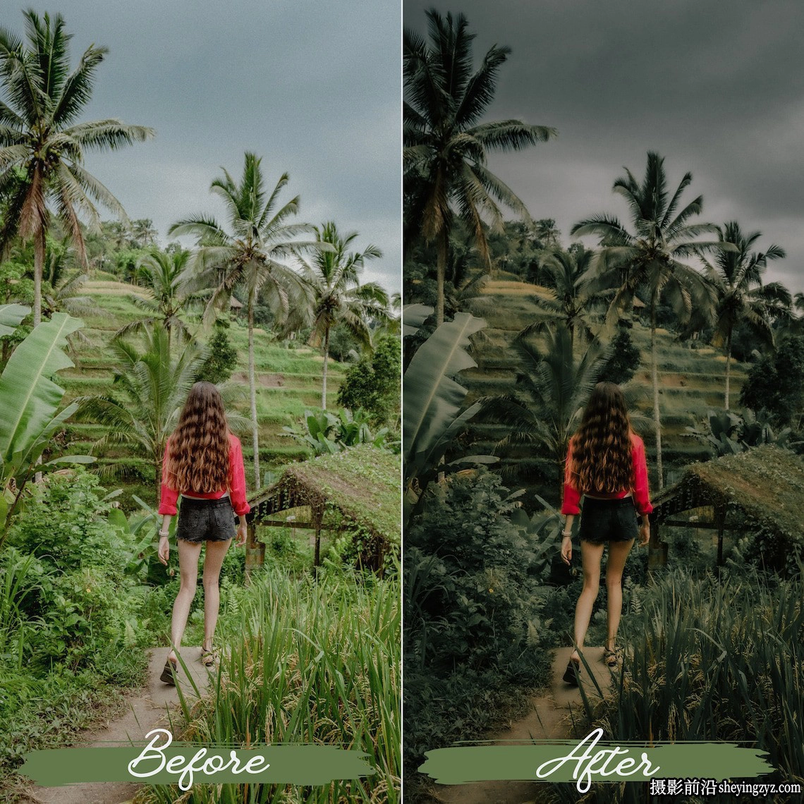 旅拍电影风光人像lr预设及手机lr预设 Soft Green Lightroom Presets