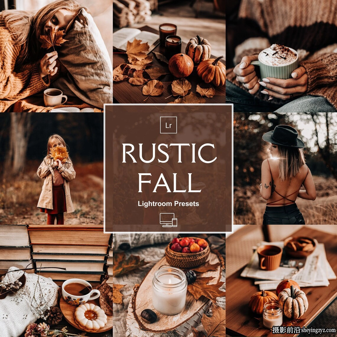 秋季浪漫人像调色lr预设及手机预设 Rustic Fall Lightroom Presets