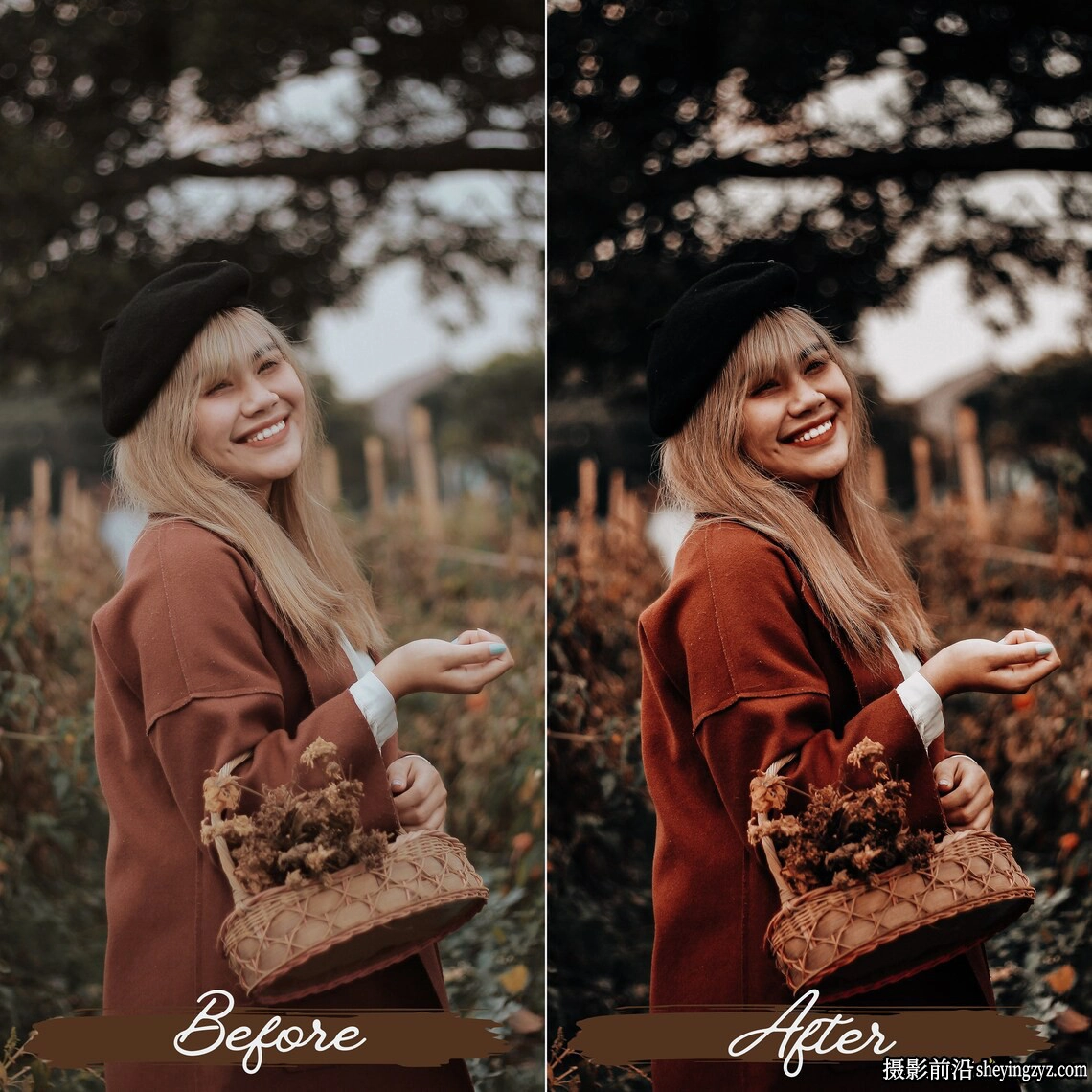 秋季浪漫人像调色lr预设及手机预设 Rustic Fall Lightroom Presets