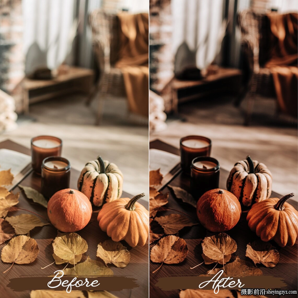 秋季浪漫人像调色lr预设及手机预设 Rustic Fall Lightroom Presets