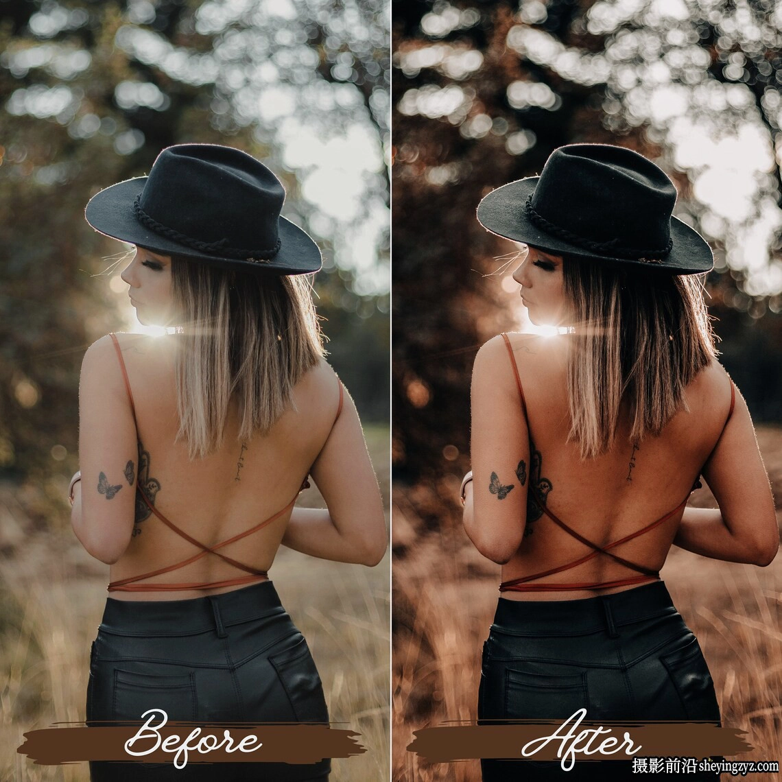 秋季浪漫人像调色lr预设及手机预设 Rustic Fall Lightroom Presets