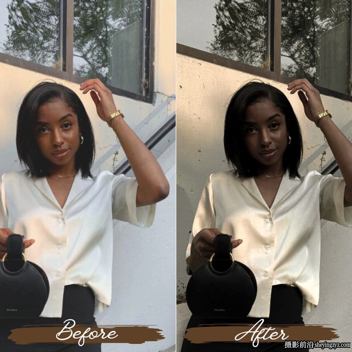 INS网红米色系人像免费lr预设/手机lr预设 Beige Lightroom Presets