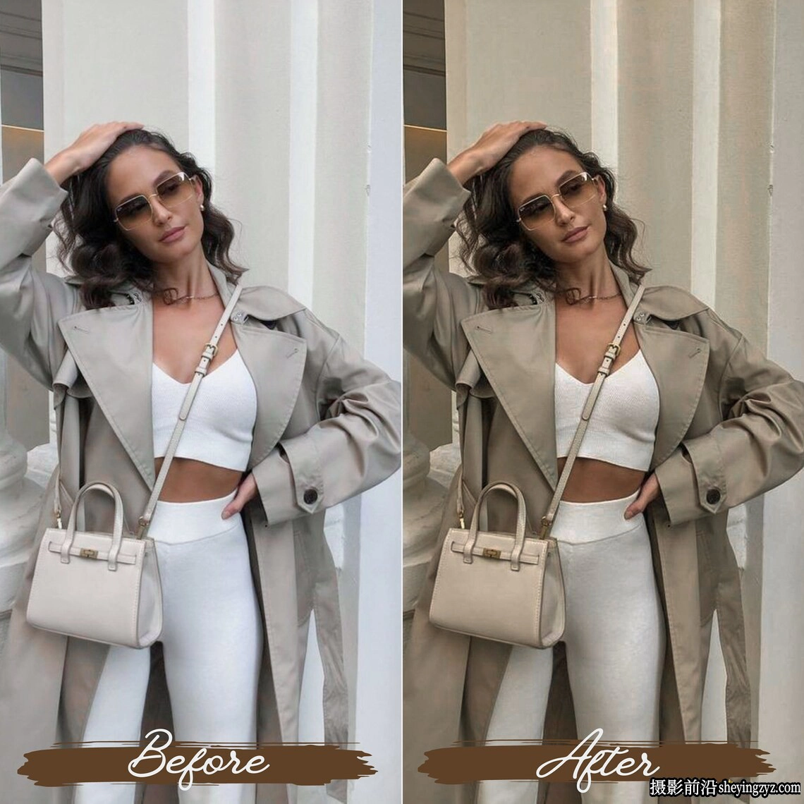 INS网红米色系人像免费lr预设/手机lr预设 Beige Lightroom Presets