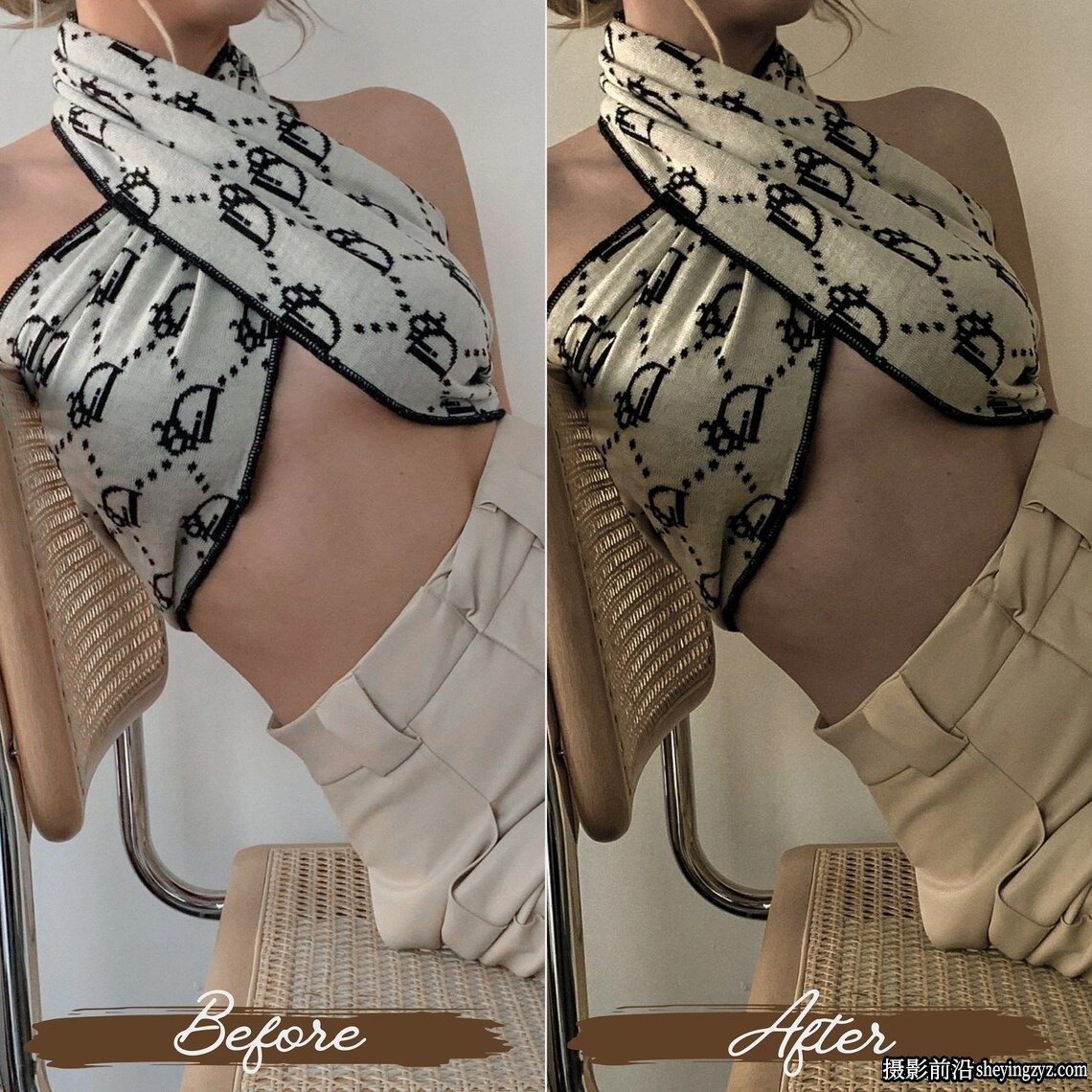 INS网红米色系人像免费lr预设/手机lr预设 Beige Lightroom Presets