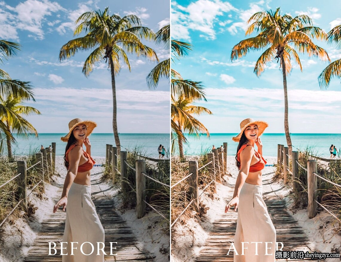 网红夏季旅拍人像lr预设及手机版lr预设 Travel Lightroom Presets