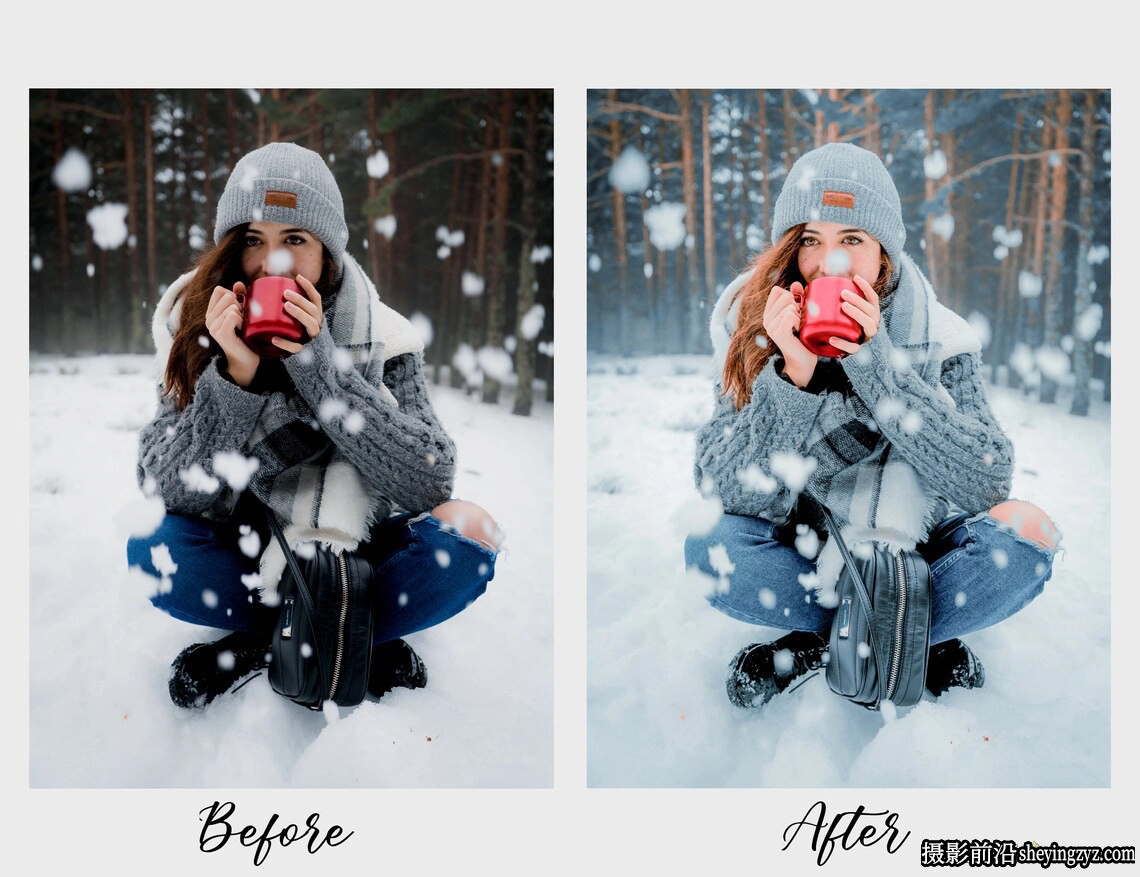 冬季人像调色lr预设及手机版lr预设 Winter Lightroom Presets