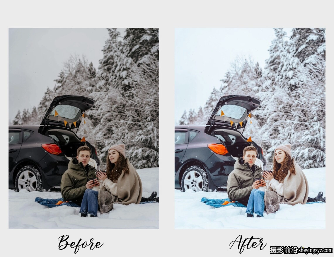冬季人像调色lr预设及手机版lr预设 Winter Lightroom Presets