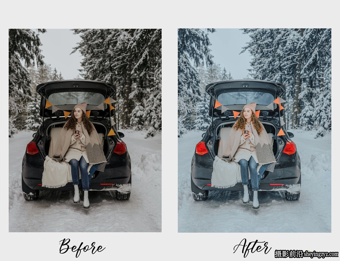 冬季人像调色lr预设及手机版lr预设 Winter Lightroom Presets