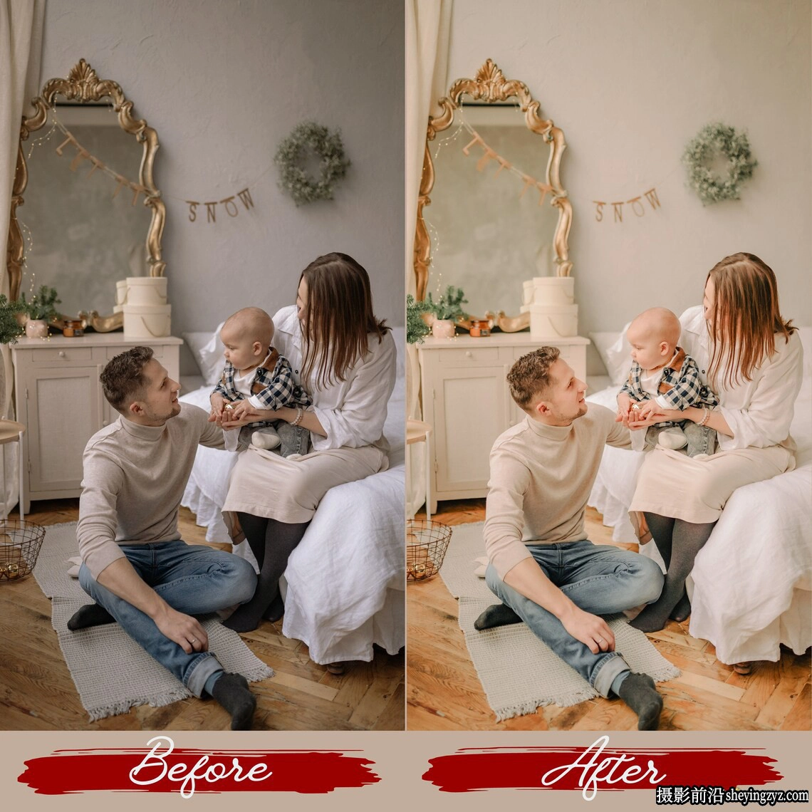 波西米亚家庭人像lr预设及手机lr预设 Blogger Lightroom Presets