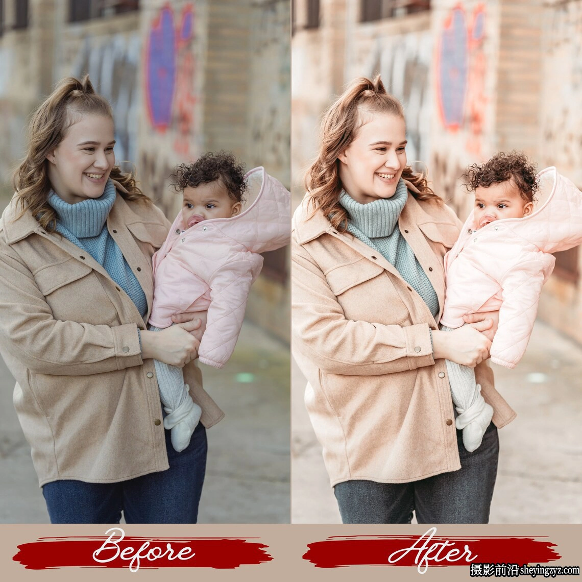 波西米亚家庭人像lr预设及手机lr预设 Blogger Lightroom Presets