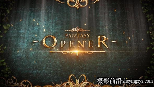 AE模板-遮罩文字宣传片头模版 Fantasy Opener