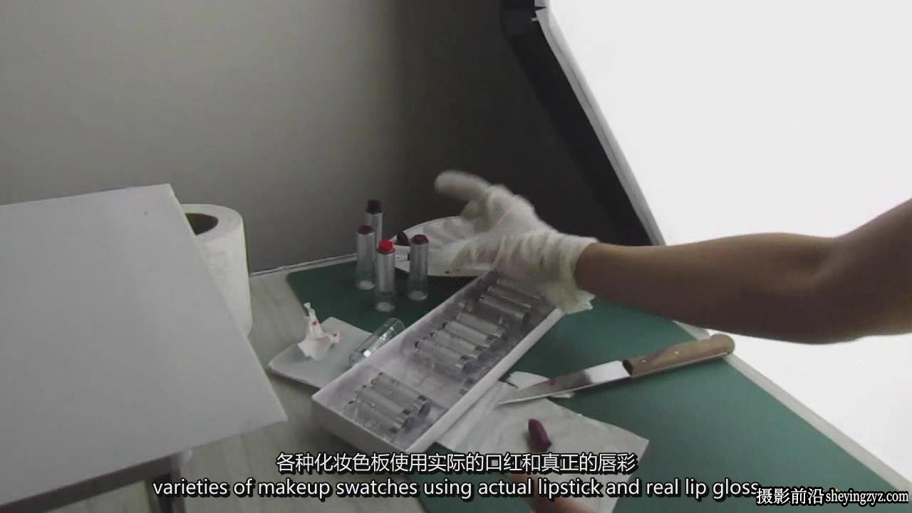 Nehha Deshmukh产品摄影-口红唇膏化妆品样本拍摄及造型-中英字幕