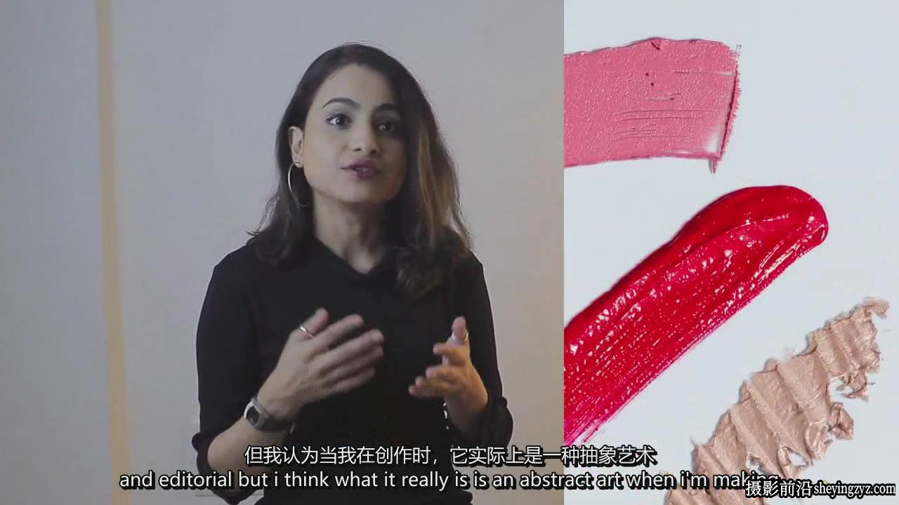 Nehha Deshmukh产品摄影-口红唇膏化妆品样本拍摄及造型-中英字幕