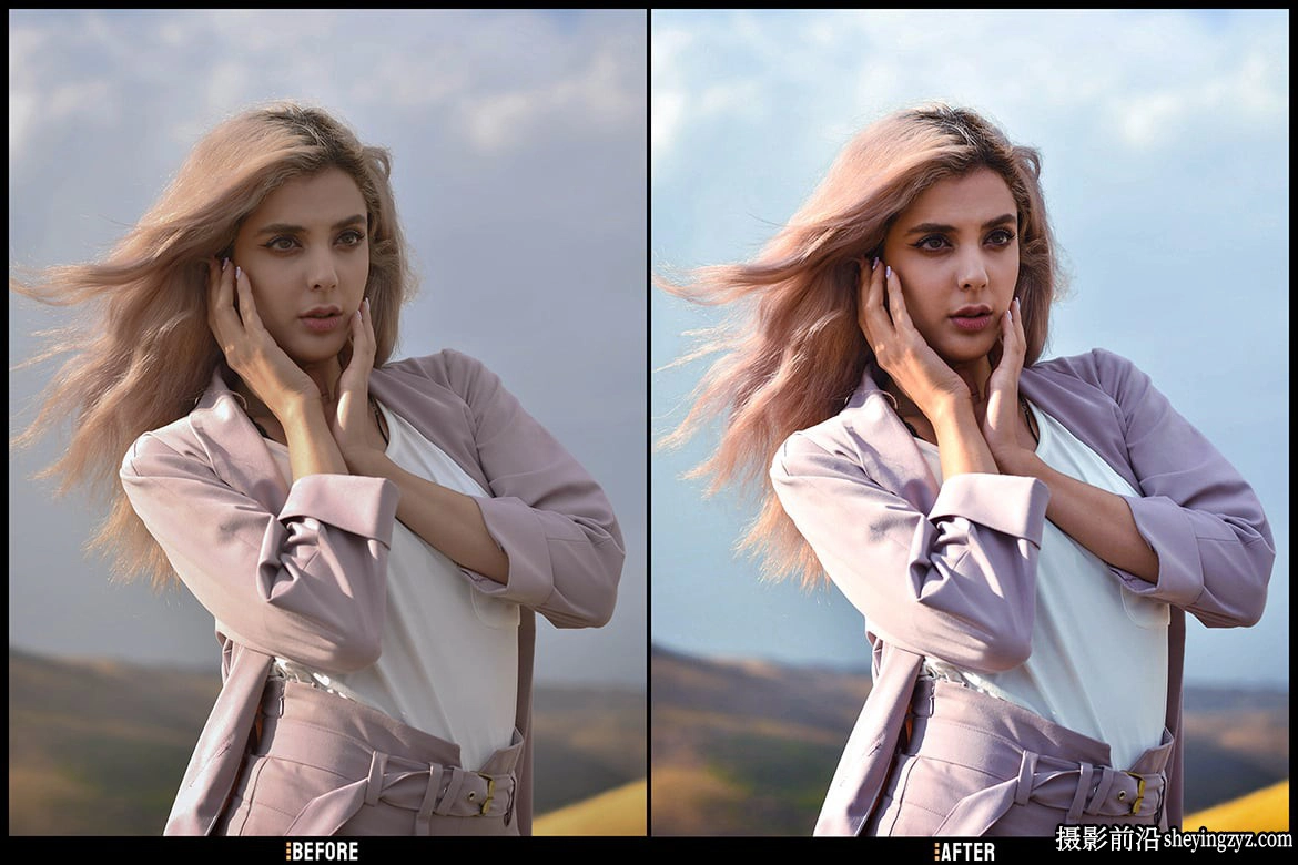 8种明亮胶片人像lr预设/手机lr预设 Bright  Airy - Lightroom Presets