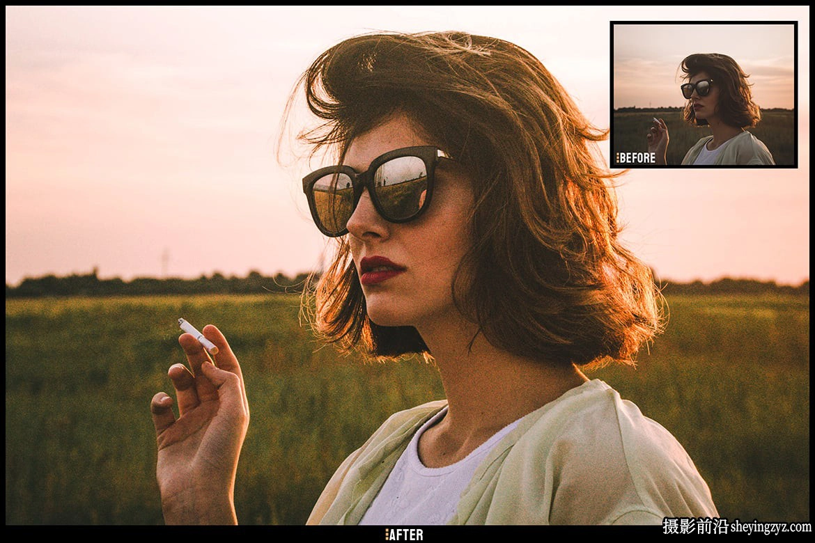 8种明亮胶片人像lr预设/手机lr预设 Bright  Airy - Lightroom Presets