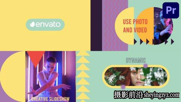 PR模版-具有创造性的幻灯片模版 Creative Slideshow