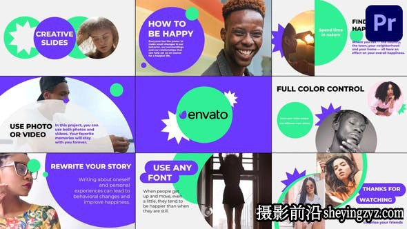 PR模版-创意幻灯片片头模版 Creative Slides