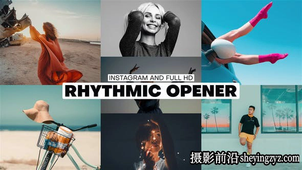 AE模板-快闪节奏感图片视频展示片头模版 Rhythmic Opener
