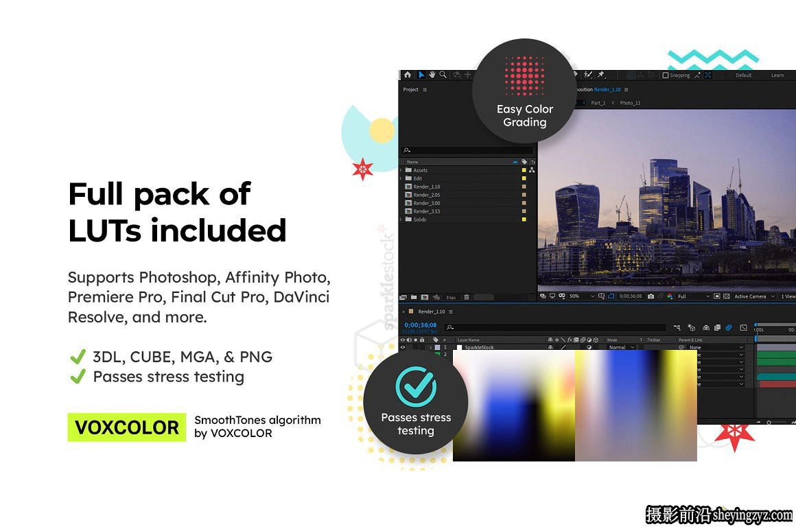 超现实色彩偏移AI自适应lr预设 Spectrum Shift Lightroom and LUTS