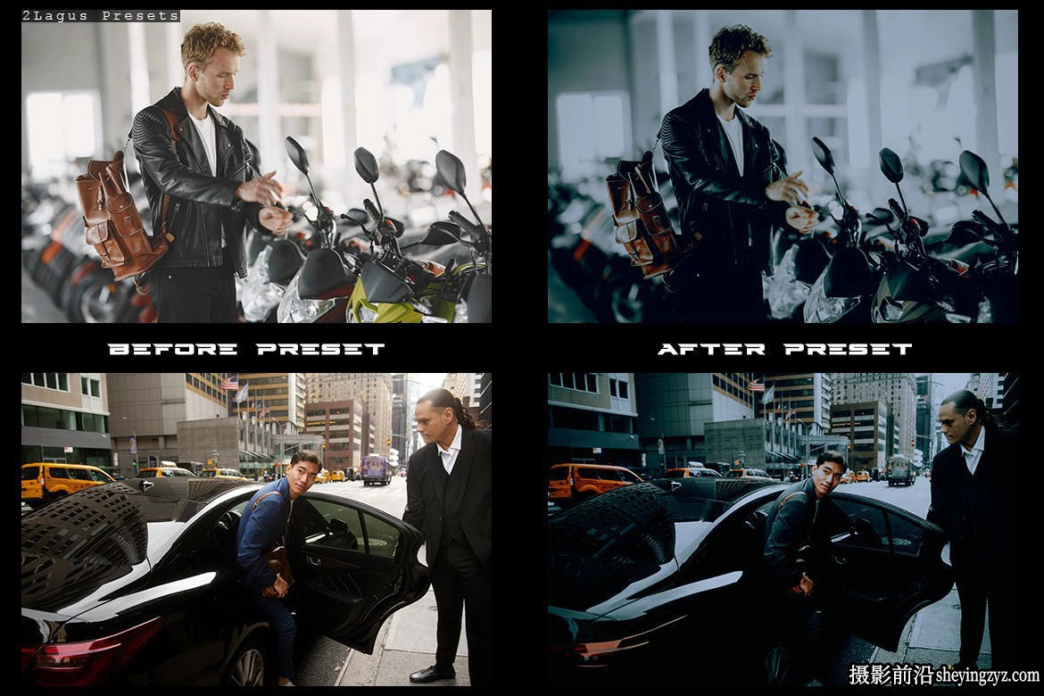 豪华黑暗电影胶片lr预设及手机lr预设 Black Lightroom Presets