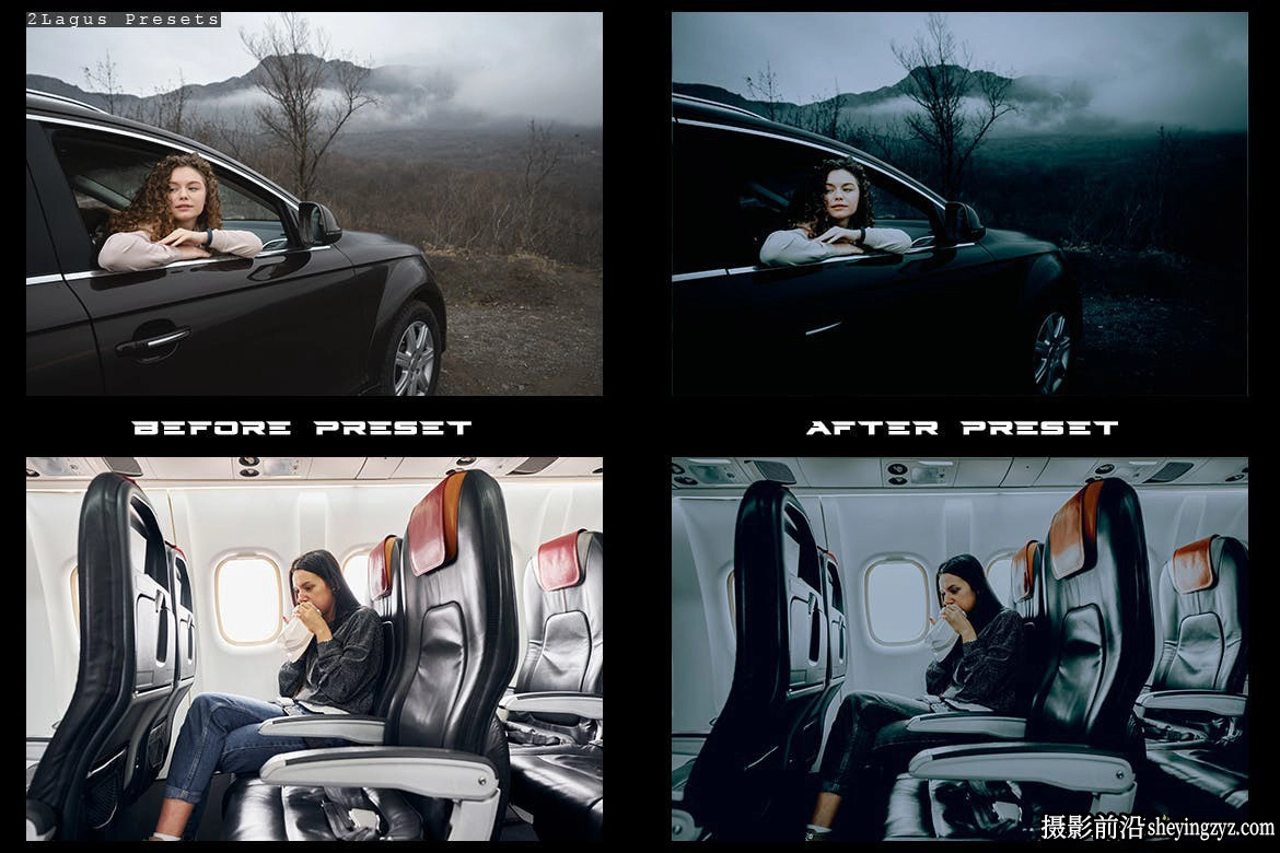 豪华黑暗电影胶片lr预设及手机lr预设 Black Lightroom Presets