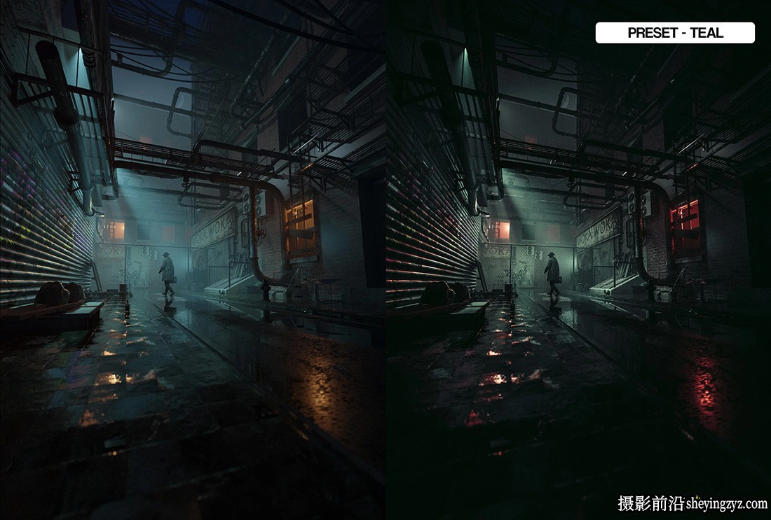 最好的街头摄影黑暗电影lr预设 Noir Collection 01 Presets