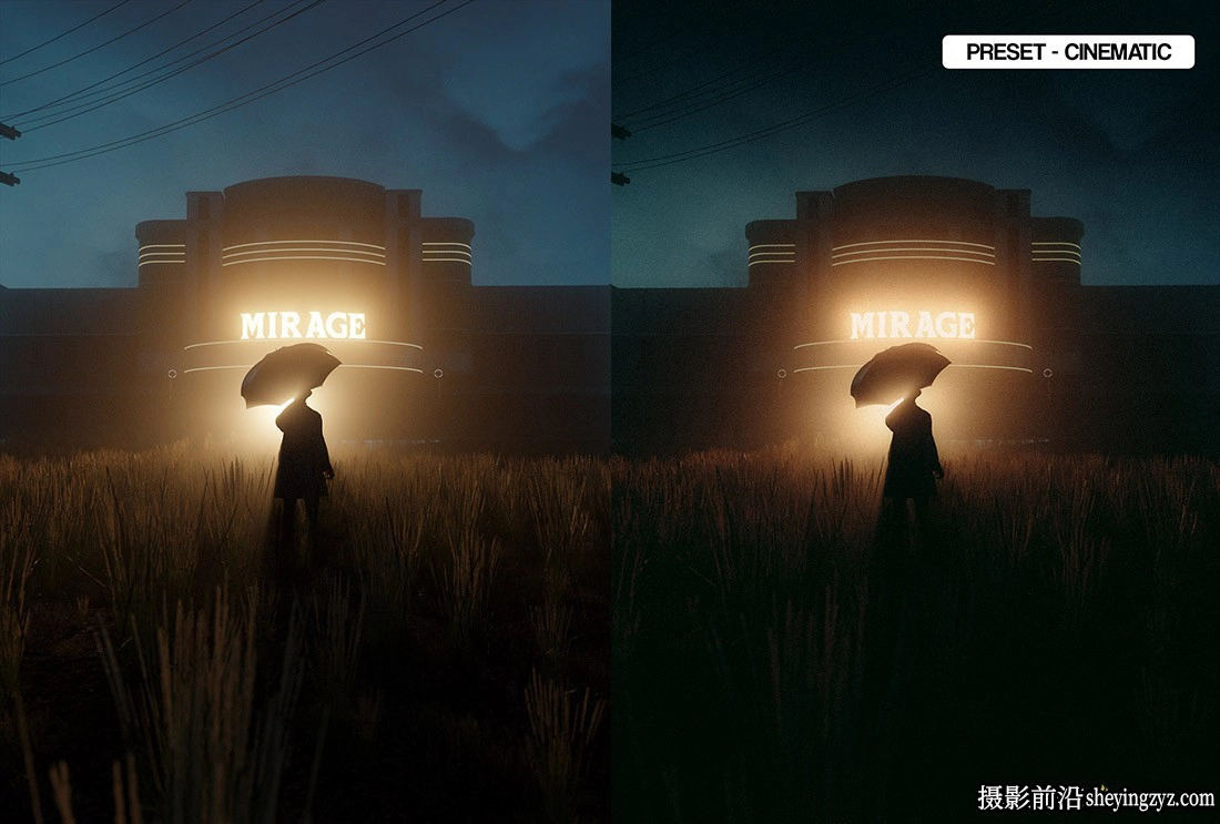 最好的街头摄影黑暗电影lr预设 Noir Collection 01 Presets