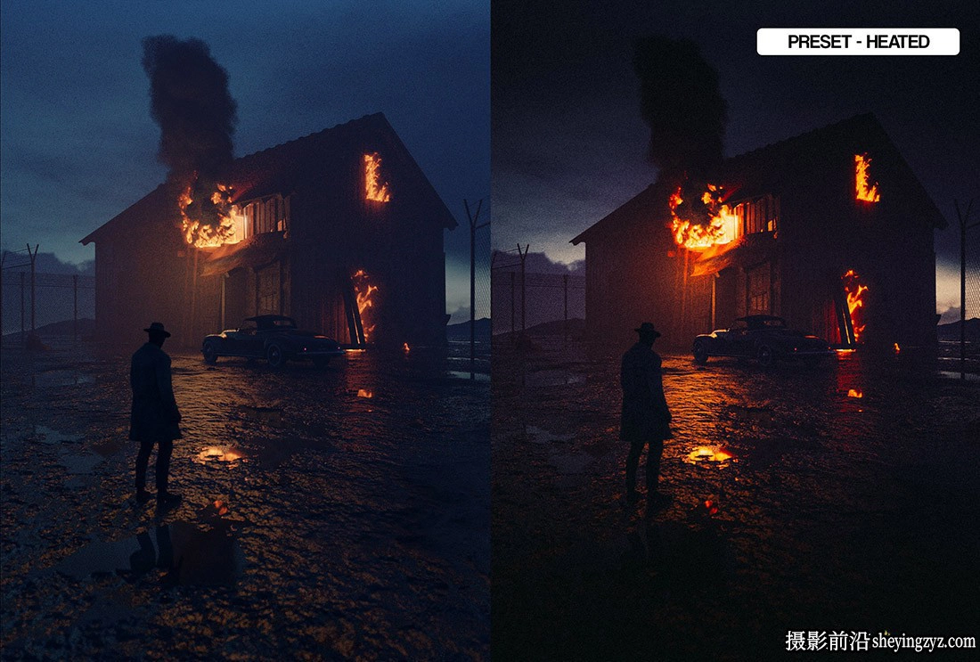 最好的街头摄影黑暗电影lr预设 Noir Collection 01 Presets