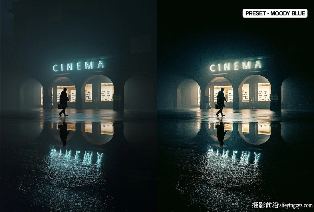 最好的街头摄影黑暗电影lr预设 Noir Collection 01 Presets