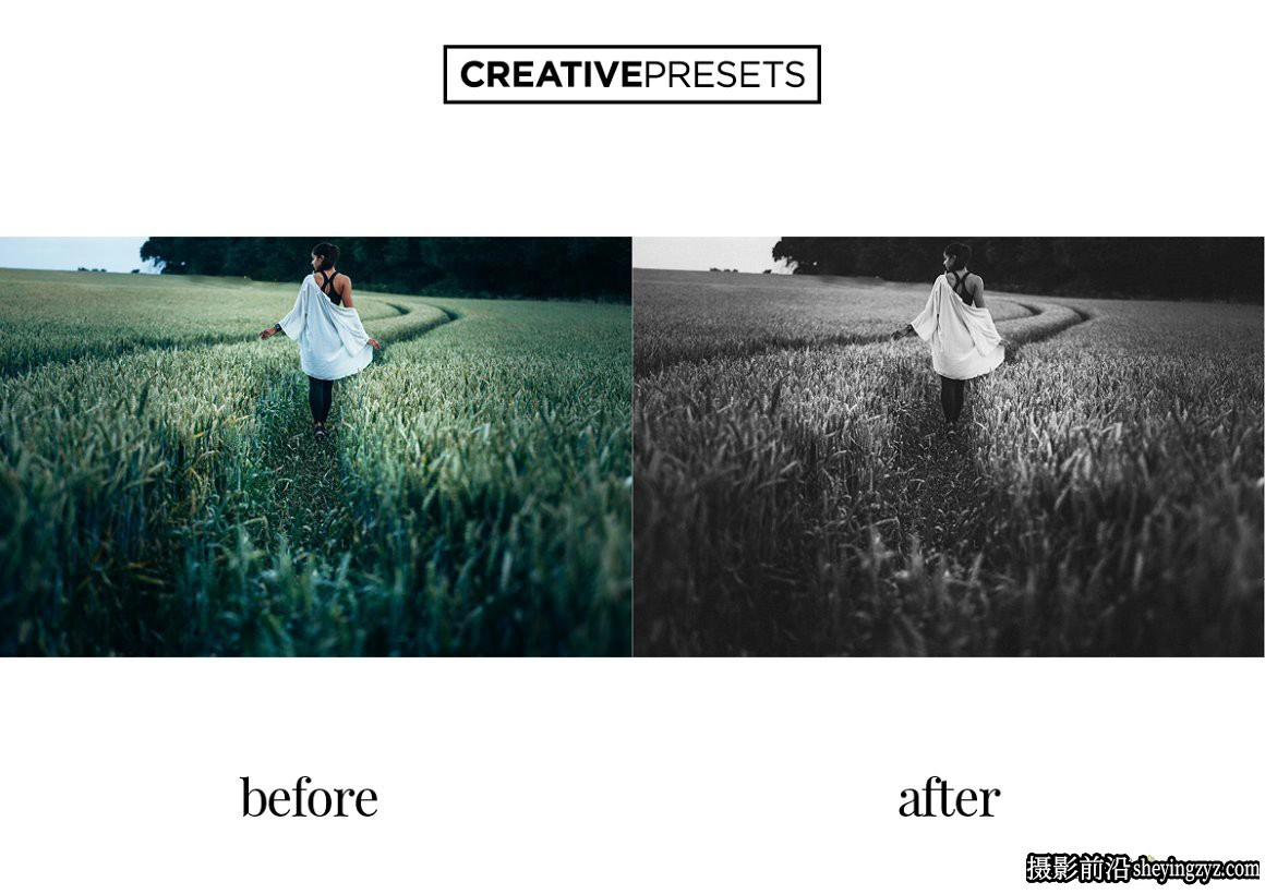 最好的古典黑白电影胶片Lr预设 Deep Noir BW Lightroom Presets