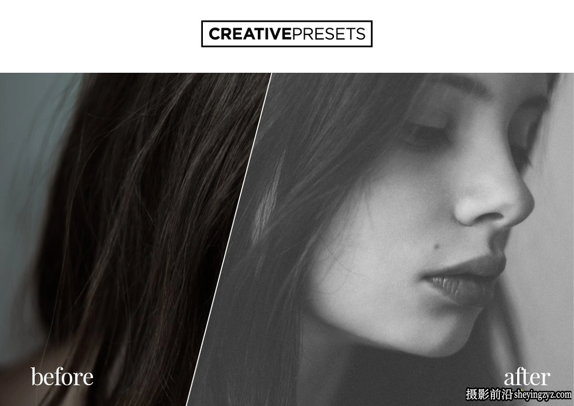 最好的古典黑白电影胶片Lr预设 Deep Noir BW Lightroom Presets