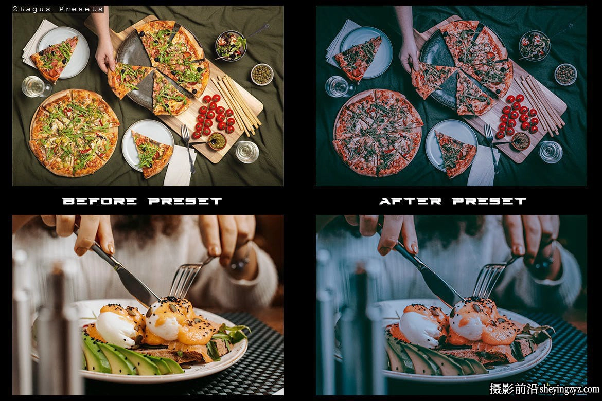电影美食胶片调色lr预设及手机lr预设 Film Food Lightroom Presets