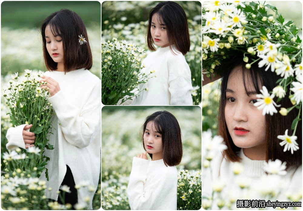花间美女人像外拍摄影未修RAW原图练习素材179张