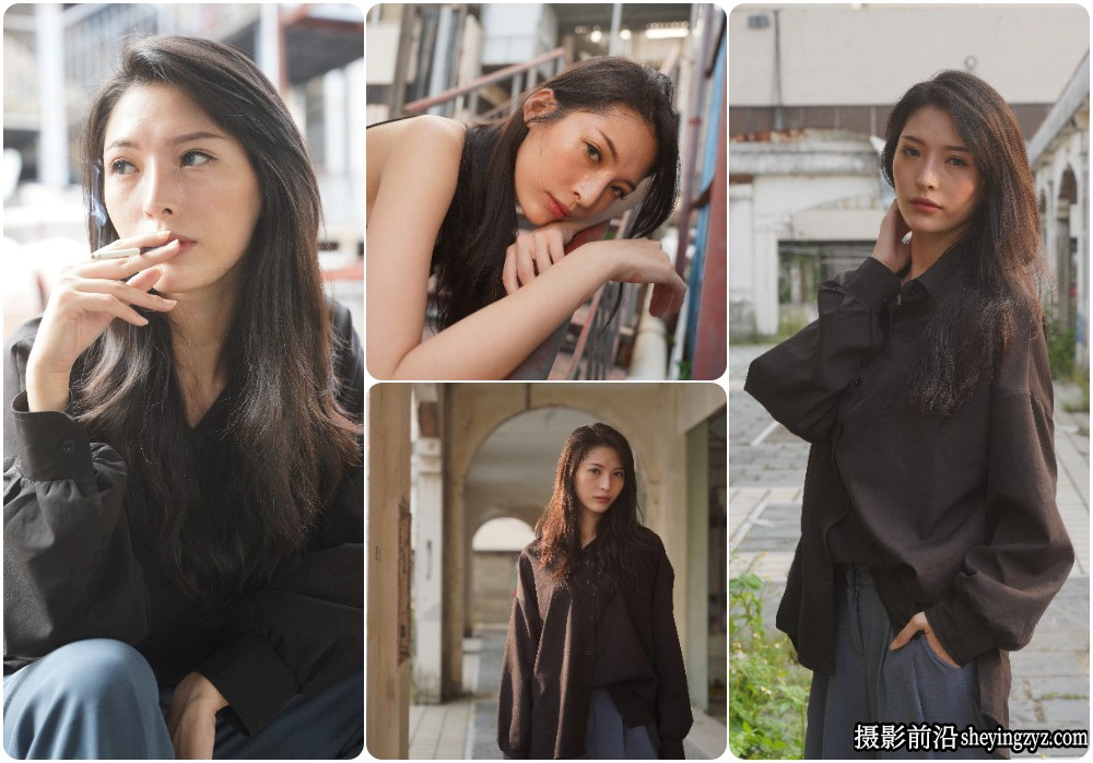 户外美女人像后期修图练习免费RAW原图练习素材10P