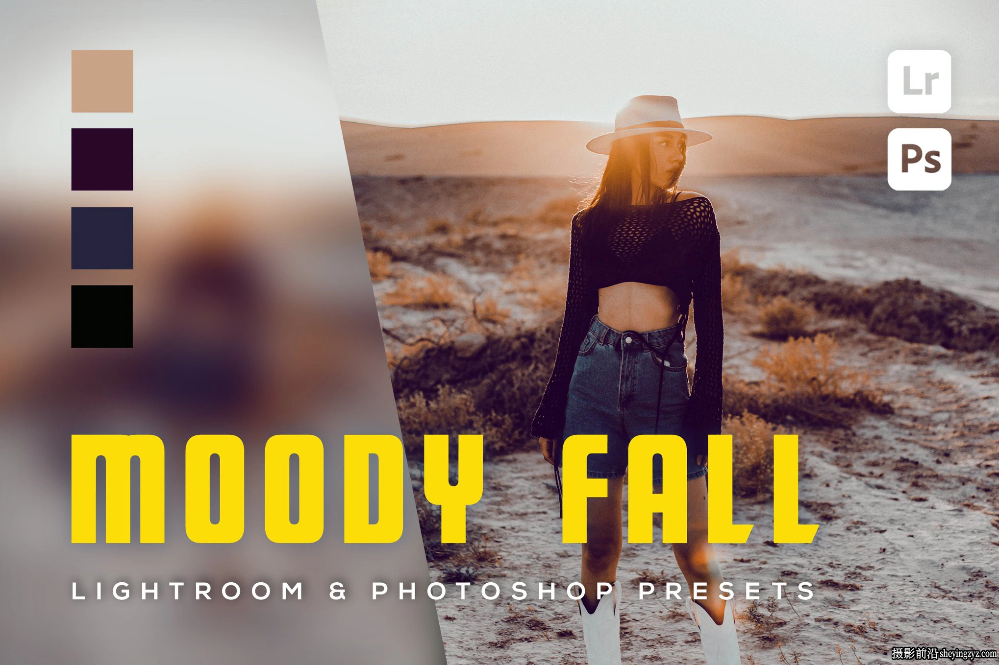 秋季旅拍电影风光lr预设/lr预设 Moody Fall Lightroom presets