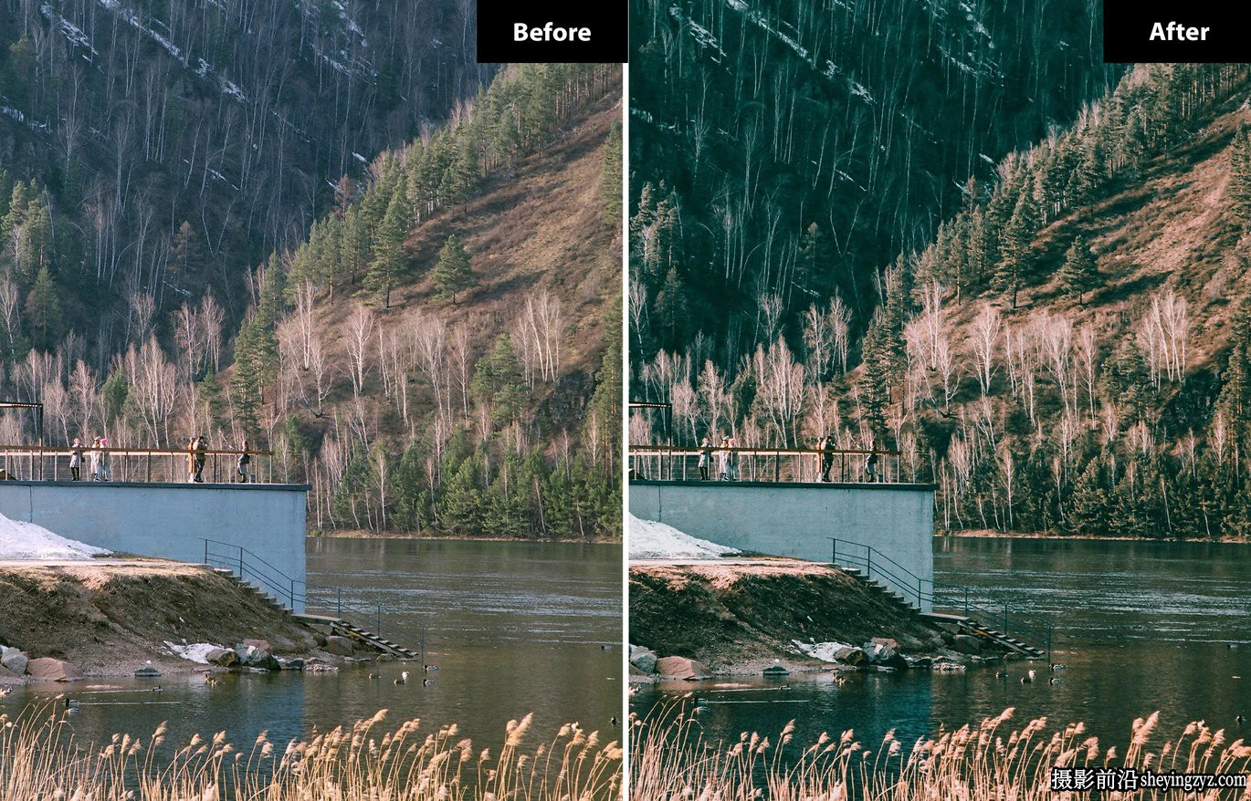 秋季旅拍电影风光lr预设/lr预设 Moody Fall Lightroom presets