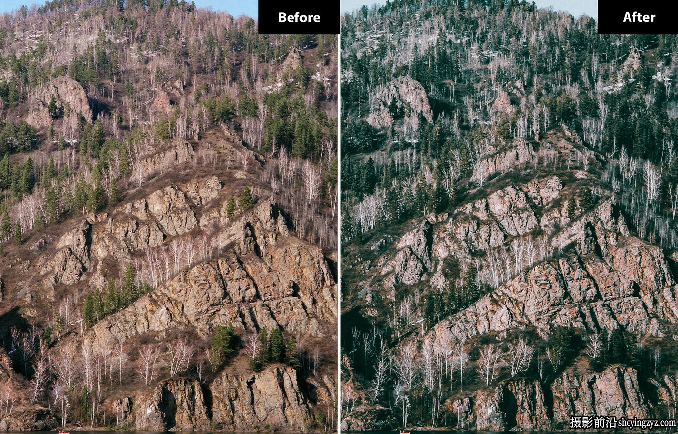 秋季旅拍电影风光lr预设/lr预设 Moody Fall Lightroom presets