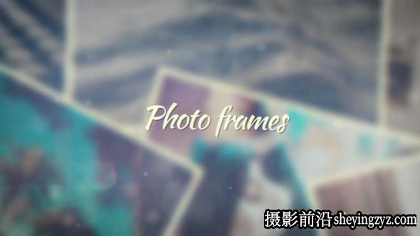 AE模板- 陈旧照片相册展示片头模版 Photo Frames Slideshow
