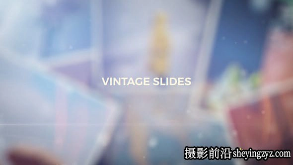 AE模板-复古回忆照片相册片头模版 Vintage Photo Slides