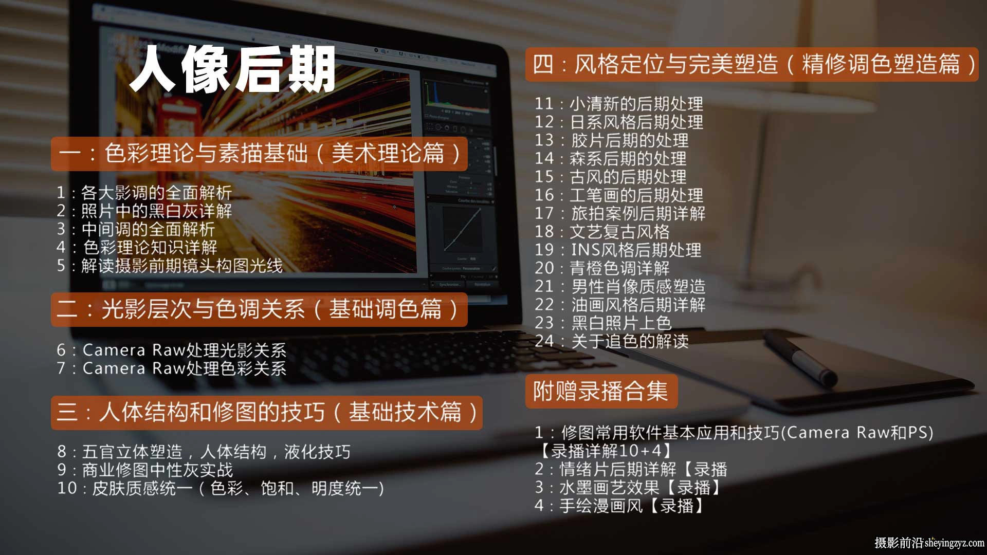 嗨森课堂-尤壹老师人像摄影后期进阶高级班中文视频教程
