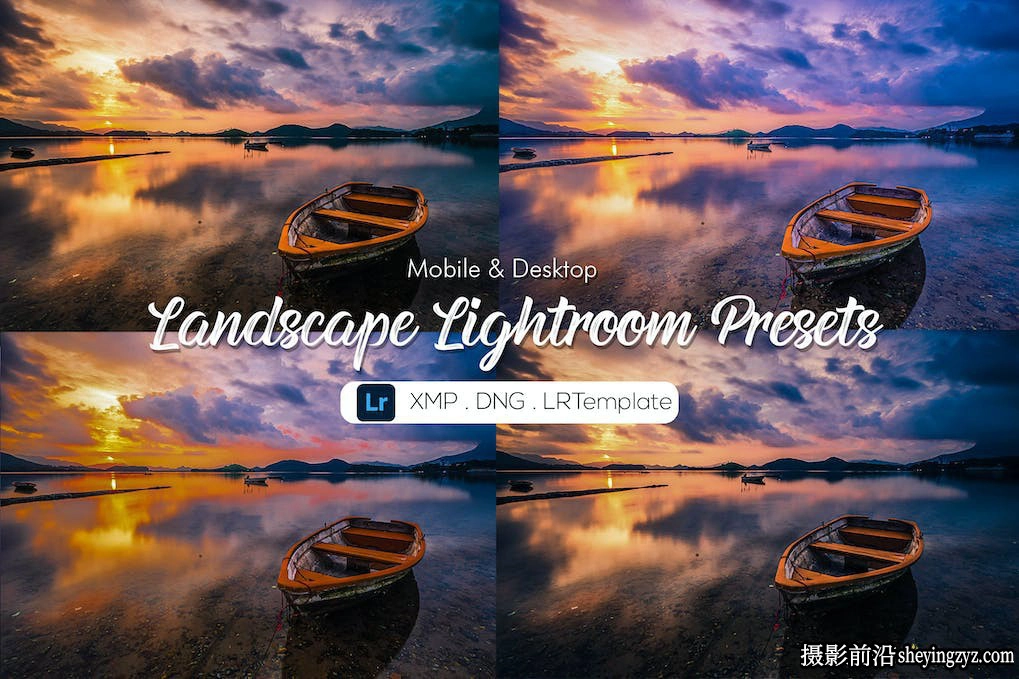 专业电影风光Lightroom预设/手机lr预设Landscape Lightroom Presets