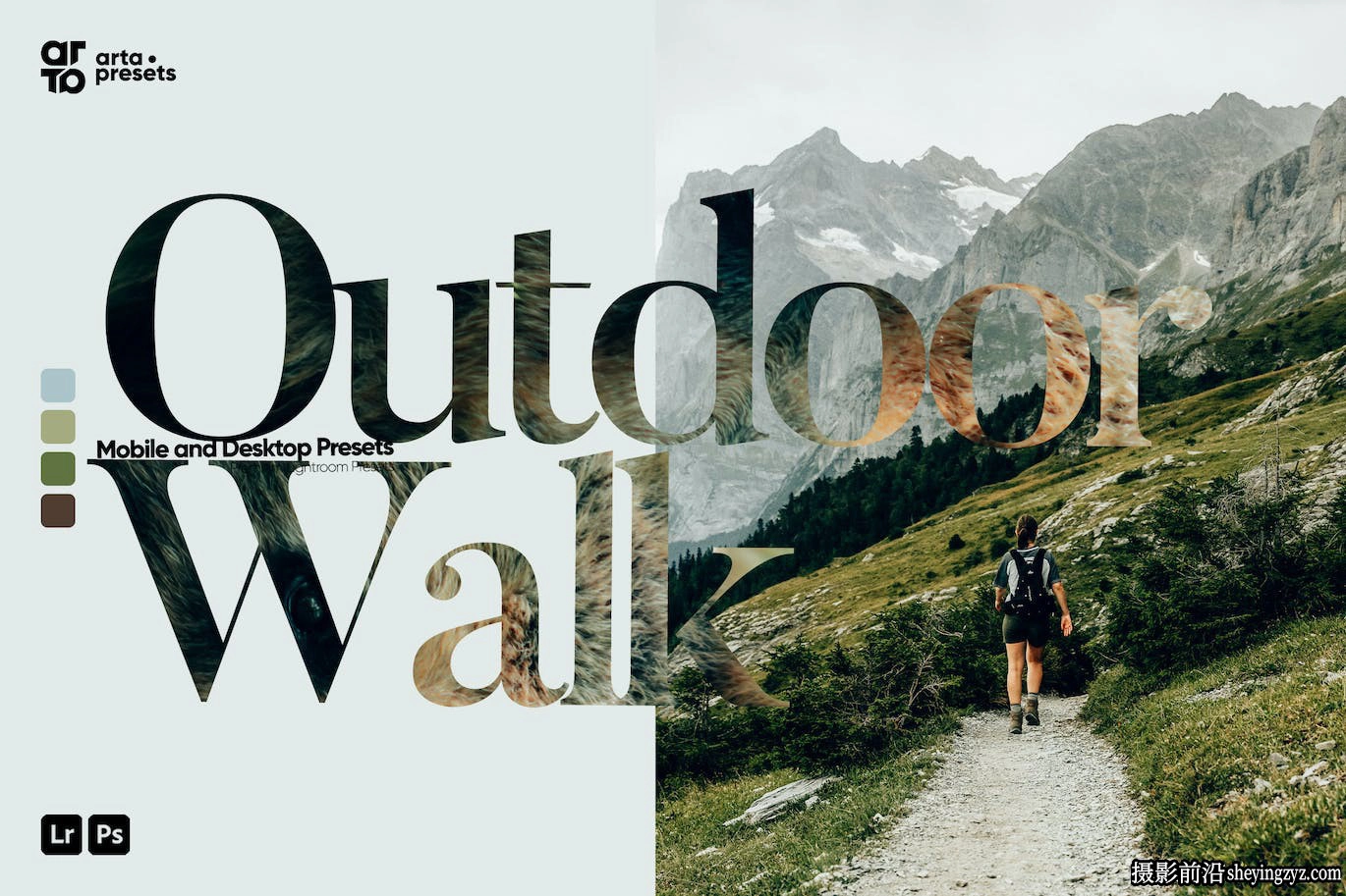 徒步旅行电影风光lr预设及手机lr预设 ARTA-Outdoor Walk Presets