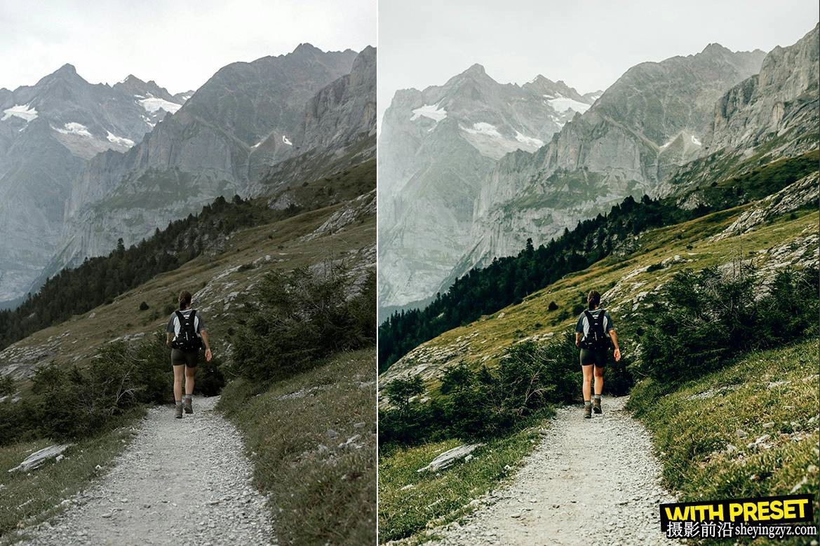 徒步旅行电影风光lr预设及手机lr预设 ARTA-Outdoor Walk Presets