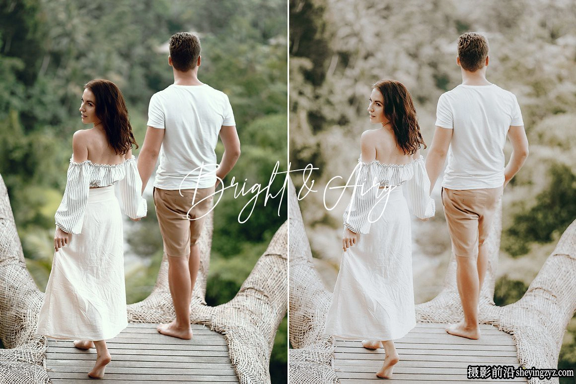 10种明亮通透婚礼人像Lightroom预设 Bright &amp; Airy Wedding Preset