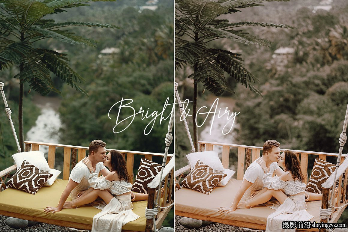 10种明亮通透婚礼人像Lightroom预设 Bright &amp; Airy Wedding Preset