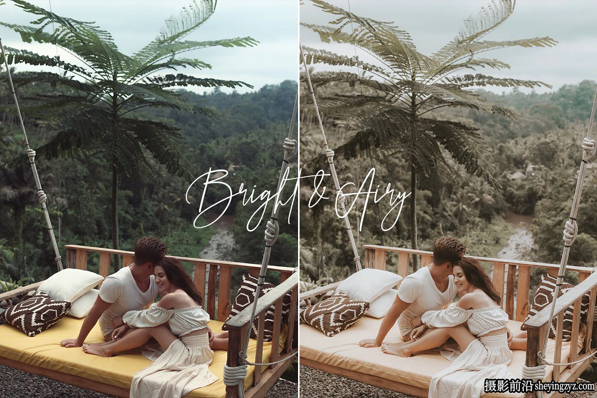 10种明亮通透婚礼人像Lightroom预设 Bright &amp; Airy Wedding Preset