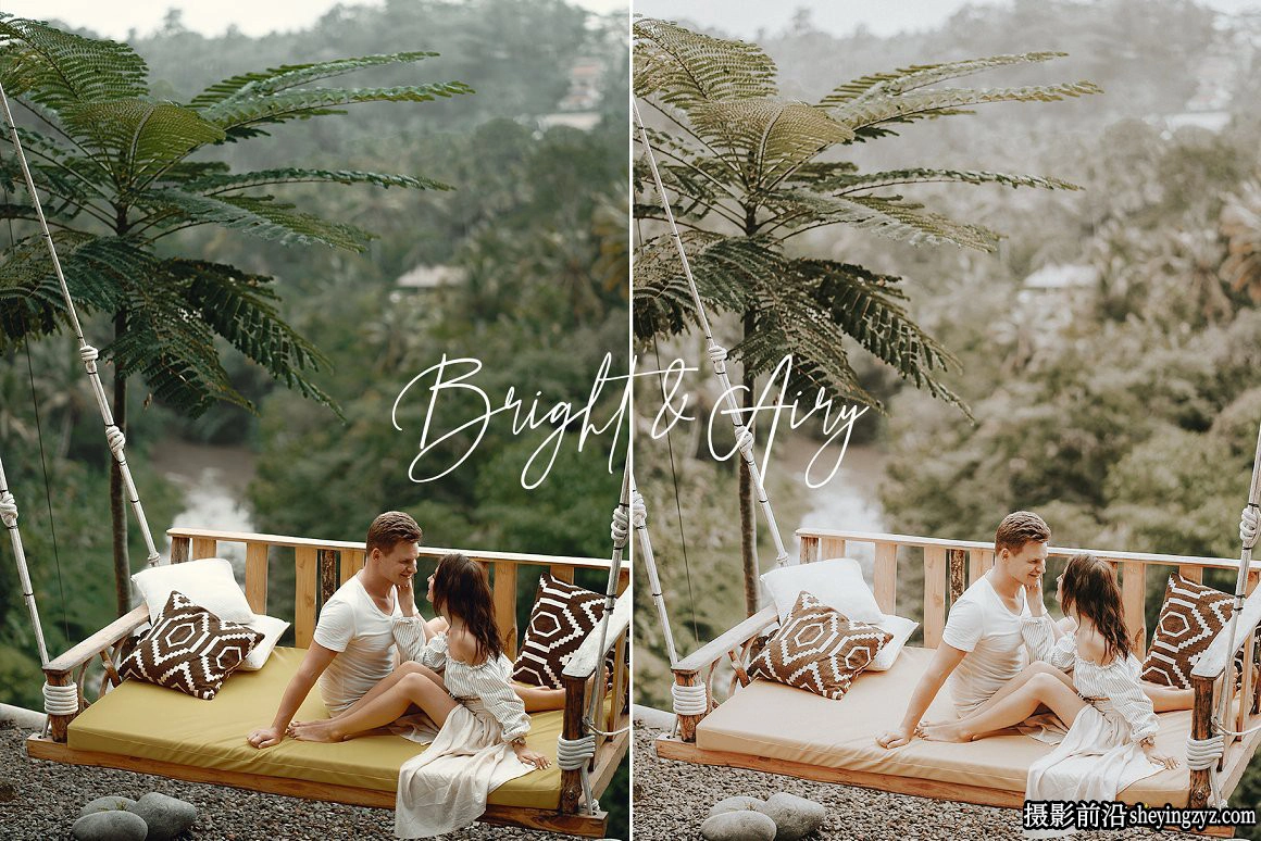 10种明亮通透婚礼人像Lightroom预设 Bright &amp; Airy Wedding Preset