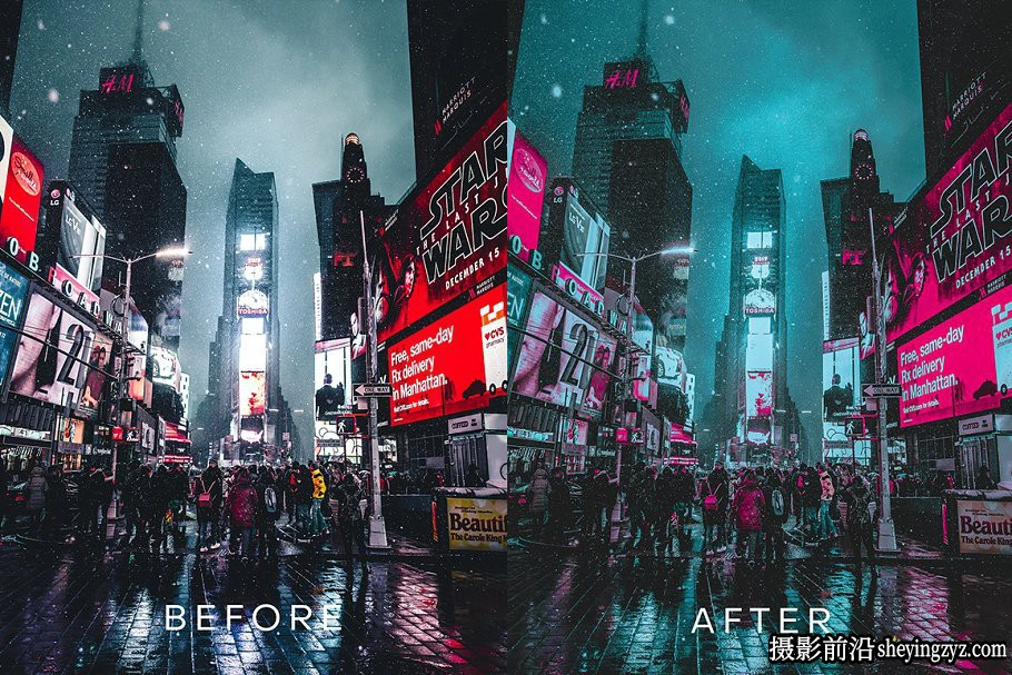 赛博朋克城市风光lr预设 Cyberpunk Lightroom Presets
